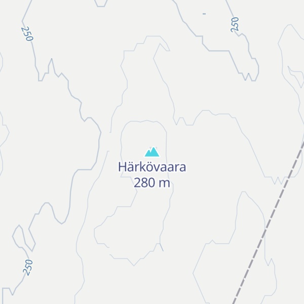 Map of Härkövaara