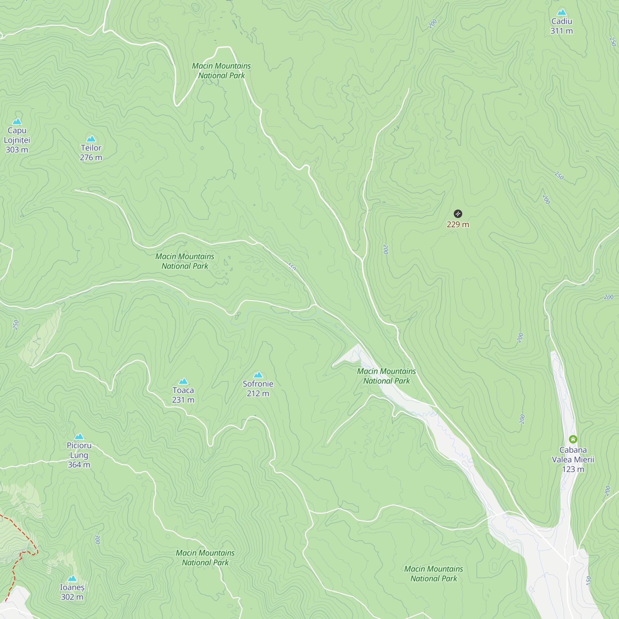 Cabana Silvică Mitrofan map