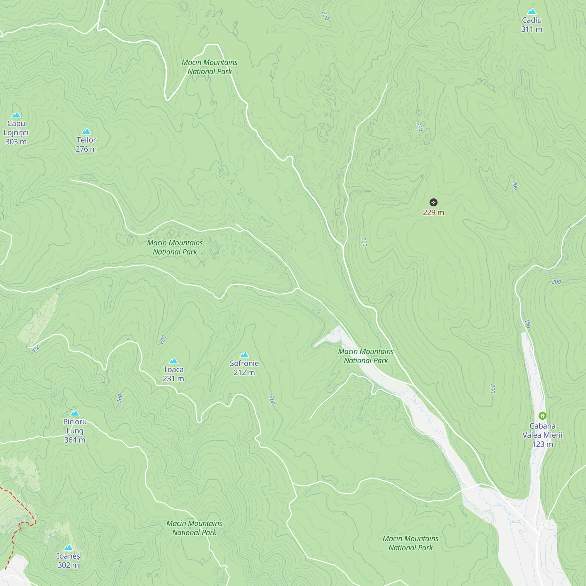 Cabana Silvică Mitrofan map