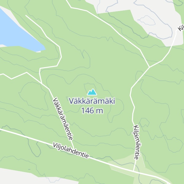 Map of Väkkärämäki