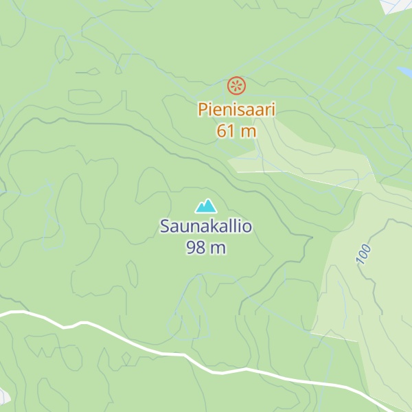 Map of Saunakallio