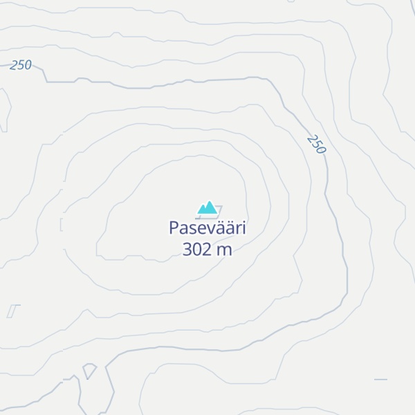 Map of Pasevääri