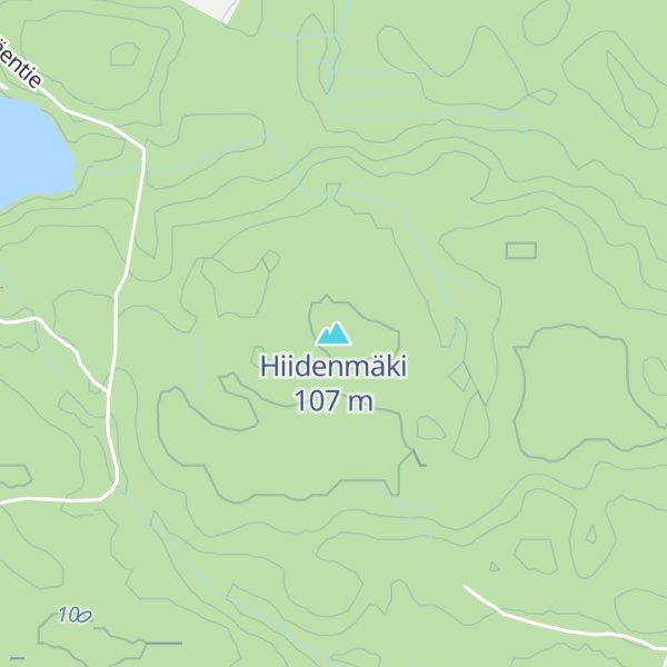 Map of Hiidenmäki