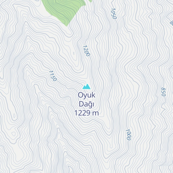 Map of Oyuk Dağı
