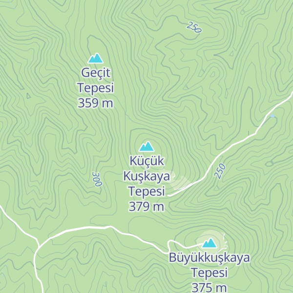 Map of Küçük Kuşkaya Tepesi
