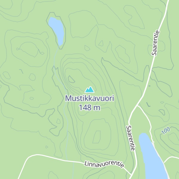 Map of Mustikkavuori