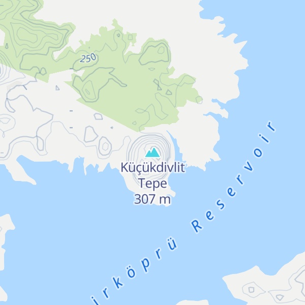 Map of Küçükdivlit Tepe