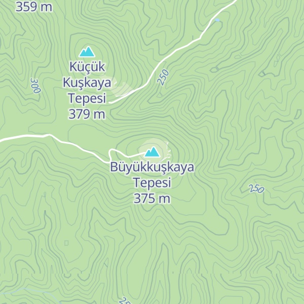 Map of Büyükkuşkaya Tepesi