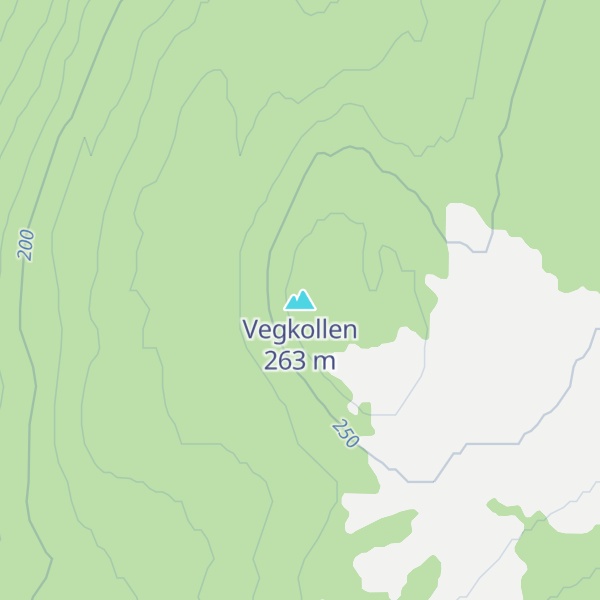 Map of Vegkollen
