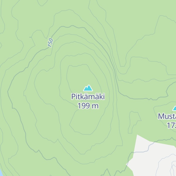 Map of Pitkämäki