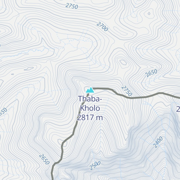 Map of Thaba-Kholo