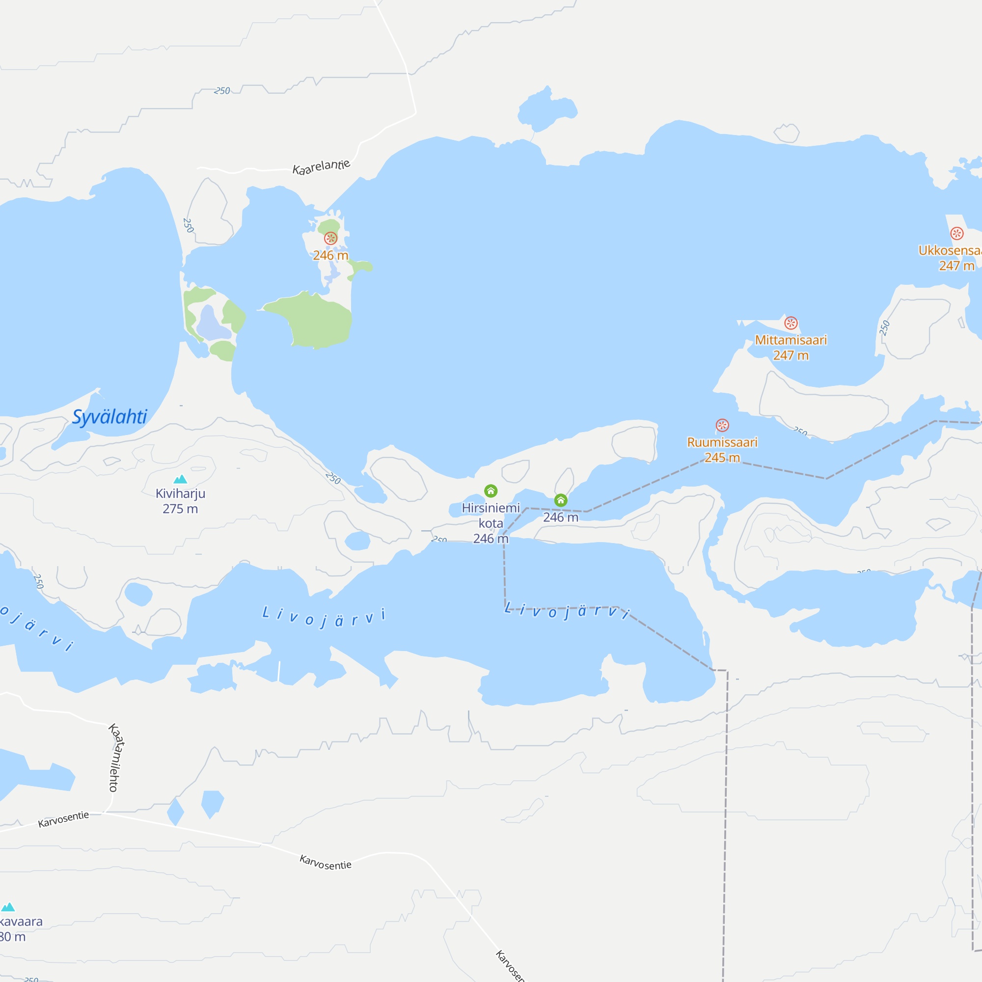 Hirsiniemi kota map