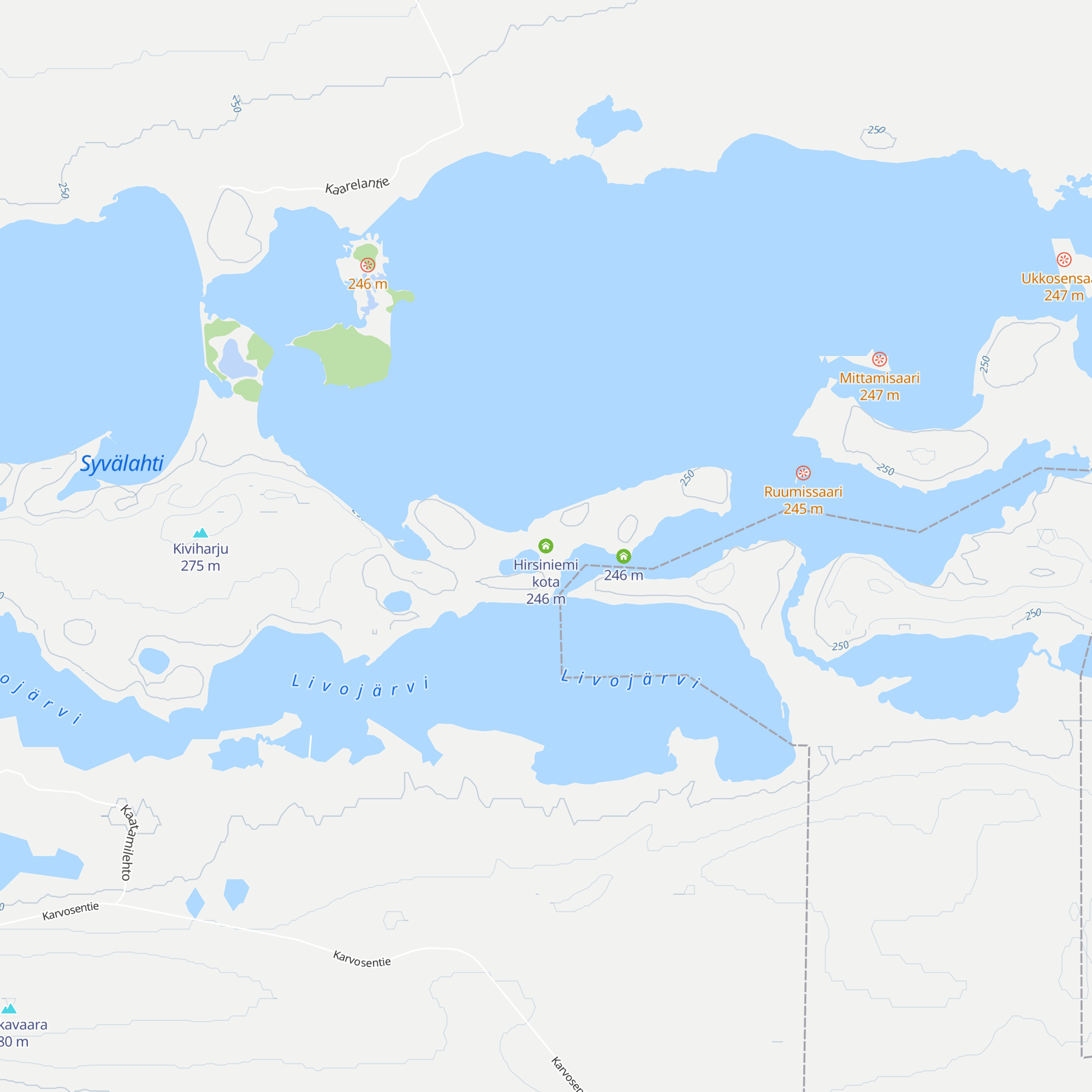 Hirsiniemi kota map