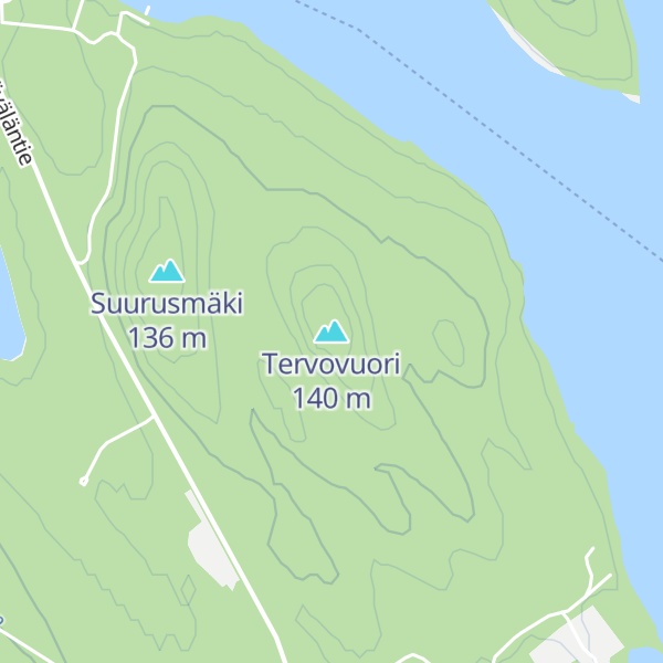 Map of Tervovuori
