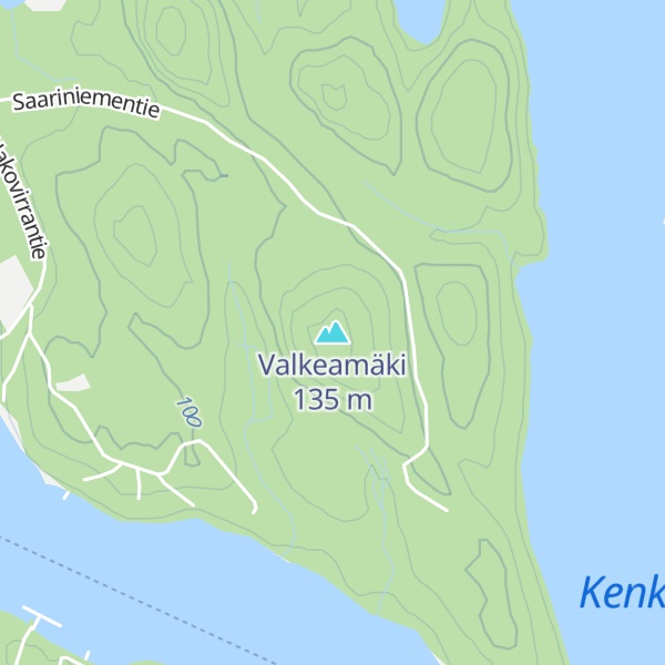 Map of Valkeamäki