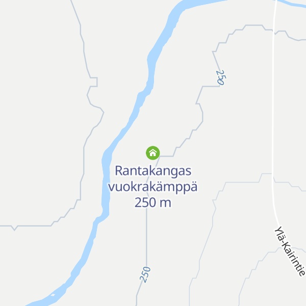 Map of Rantakangas vuokrakämppä