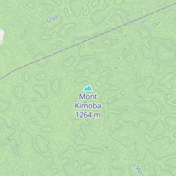 Map of Mont Kimoba