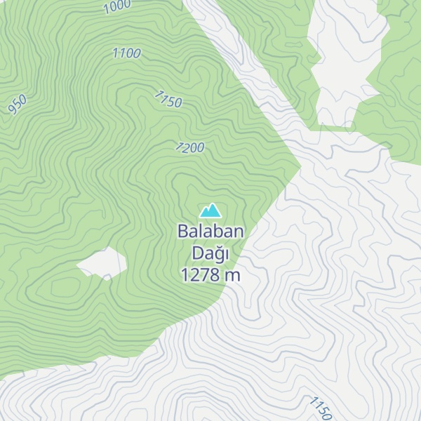 Map of Balaban Dağı