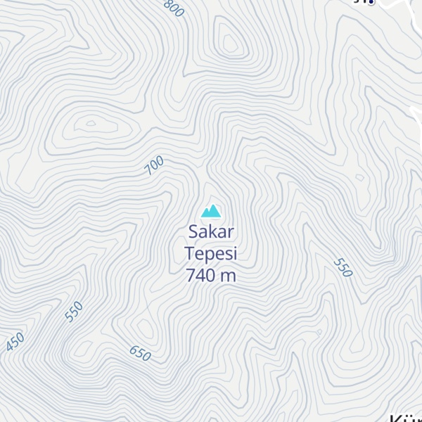 Map of Sakar Tepesi