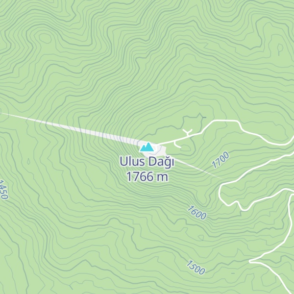 Map of Ulus Dağı