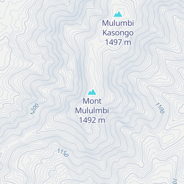 Map of Mont Mululmbi