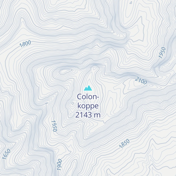 Map of Colon-koppe