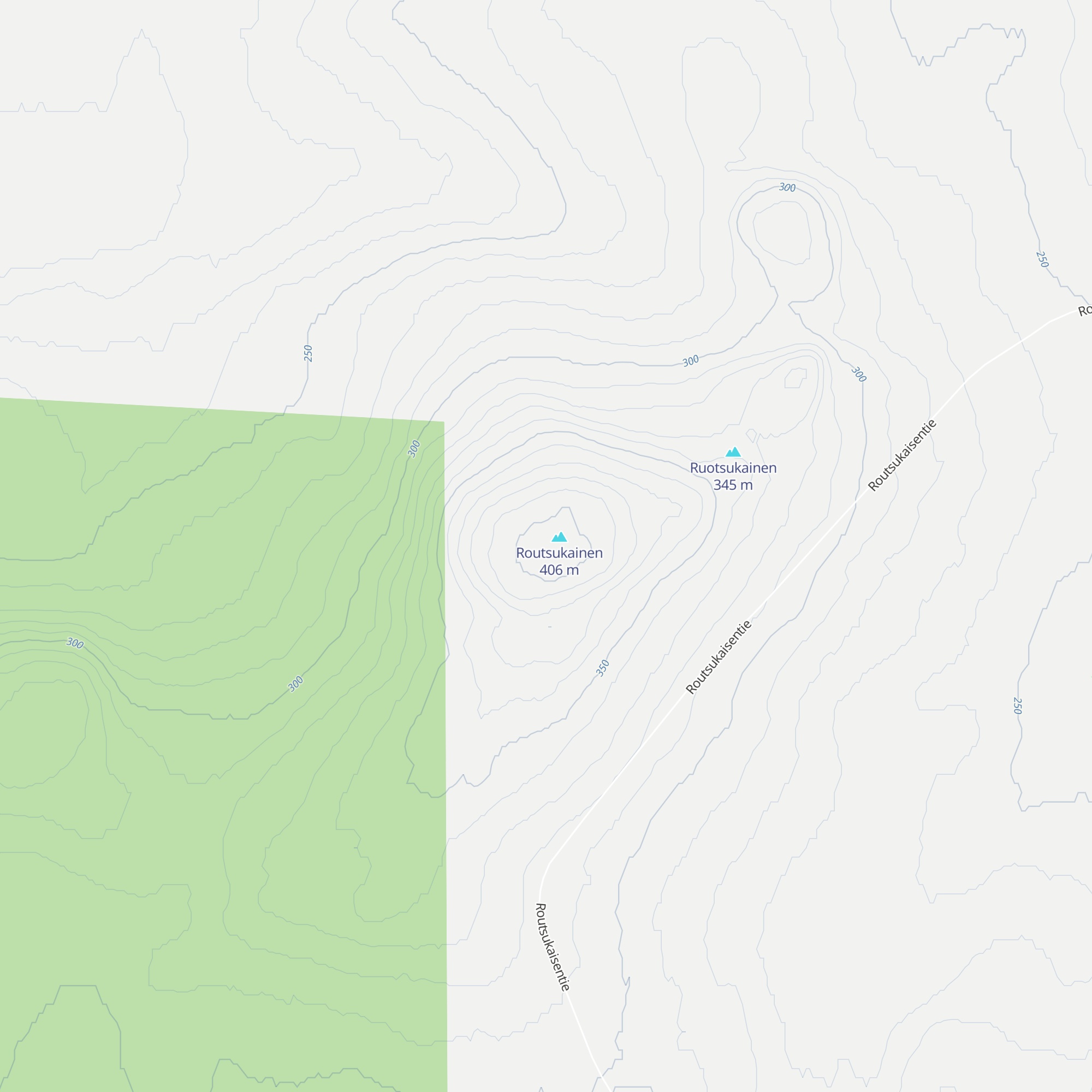 Routsukainen kota map