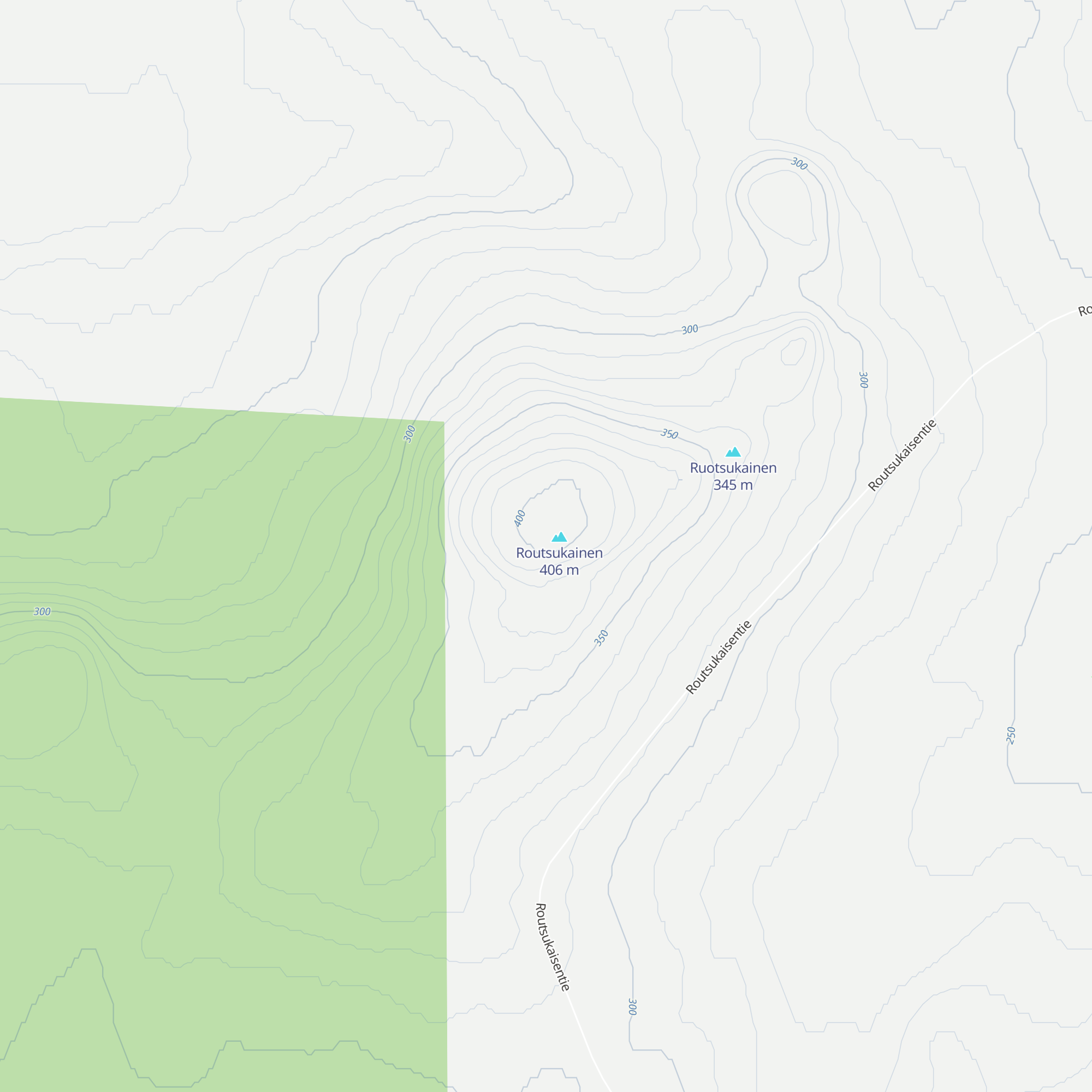 Routsukainen kota map