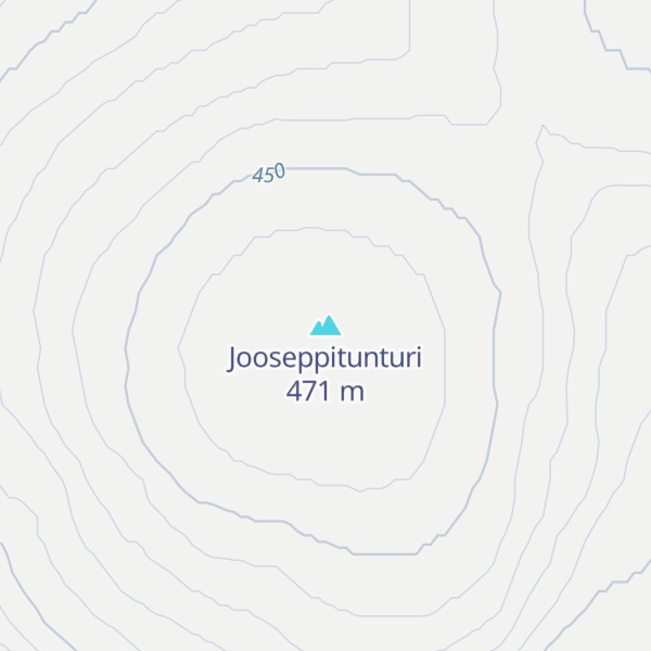 Map of Jooseppitunturi