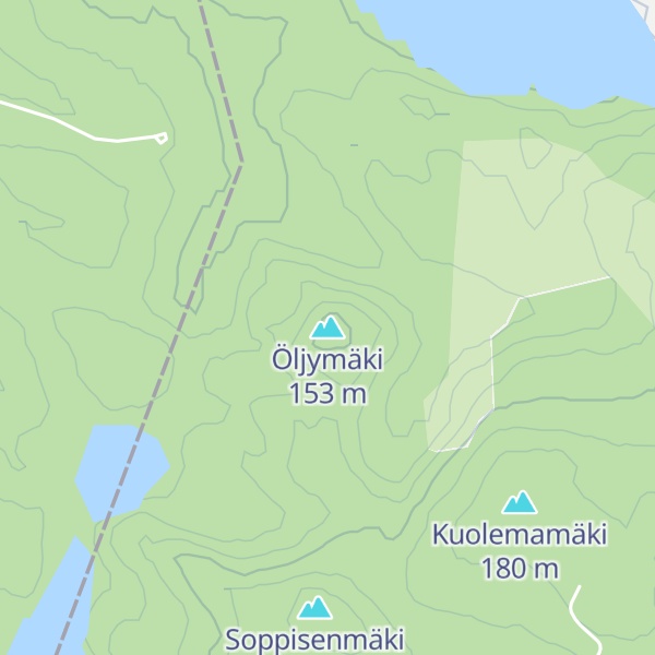 Map of Öljymäki