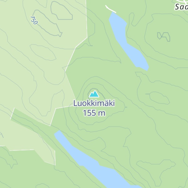 Map of Luokkimäki