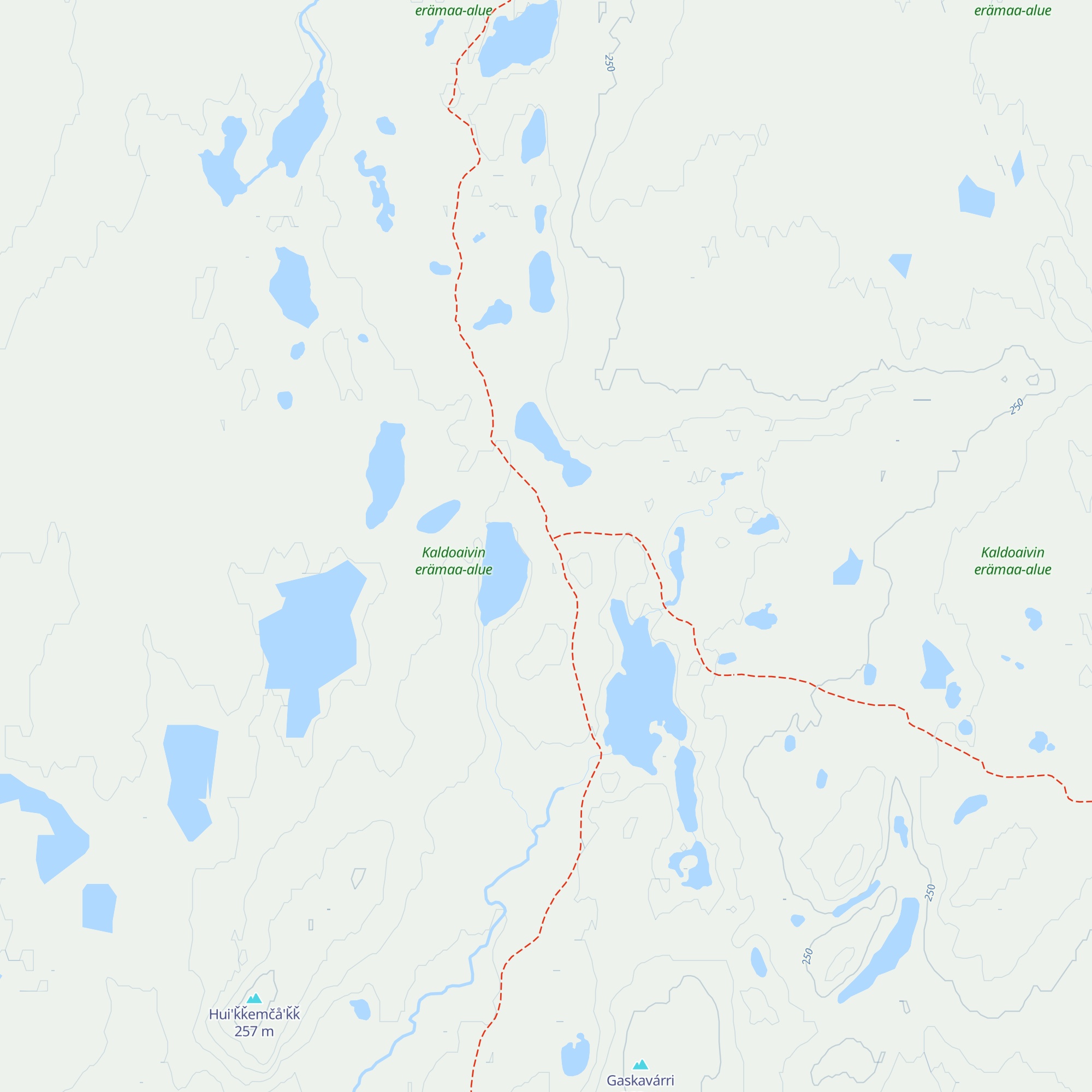 Huikkimajoki autiotupa map