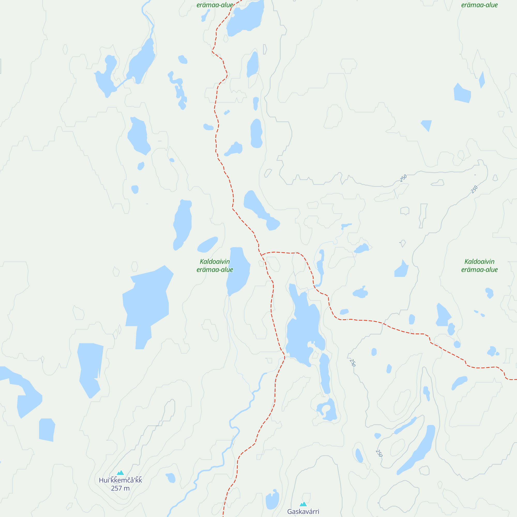 Huikkimajoki autiotupa map
