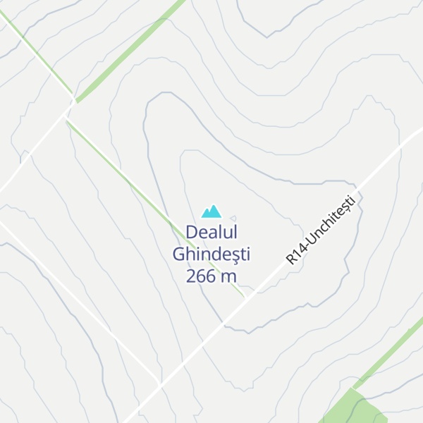 Map of Dealul Ghindeşti