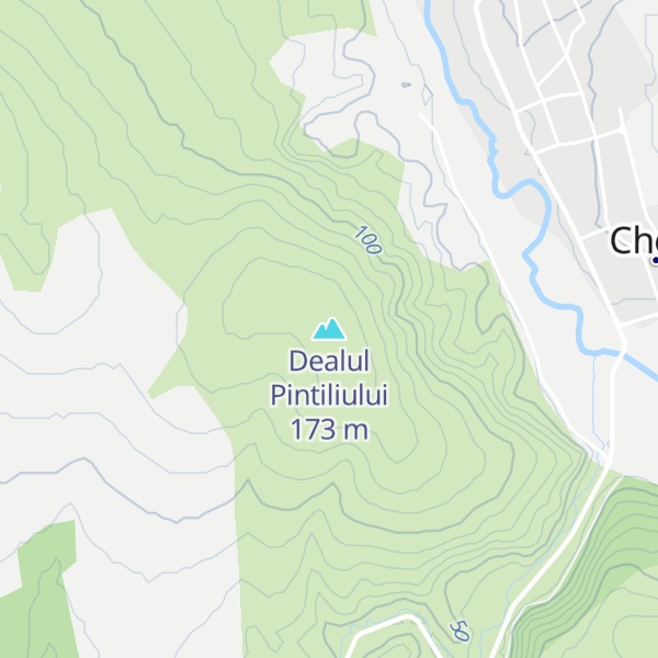 Map of Dealul Pintiliului