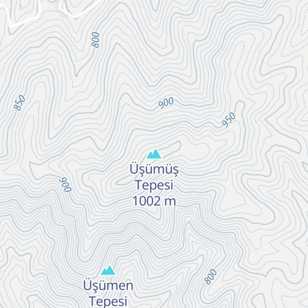Map of Üşümüş Tepesi