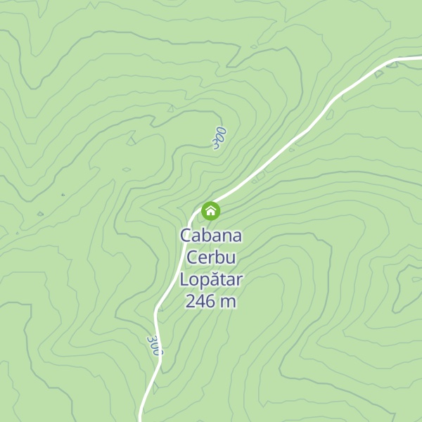 Map of Cabana Cerbu Lopătar