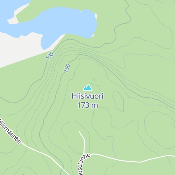Map of Hiisivuori