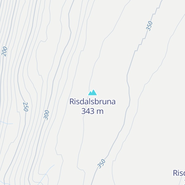 Map of Risdalsbruna