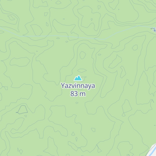Map of Yazvinnaya