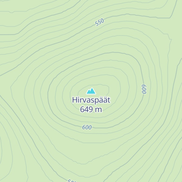 Map of Hirvaspäät
