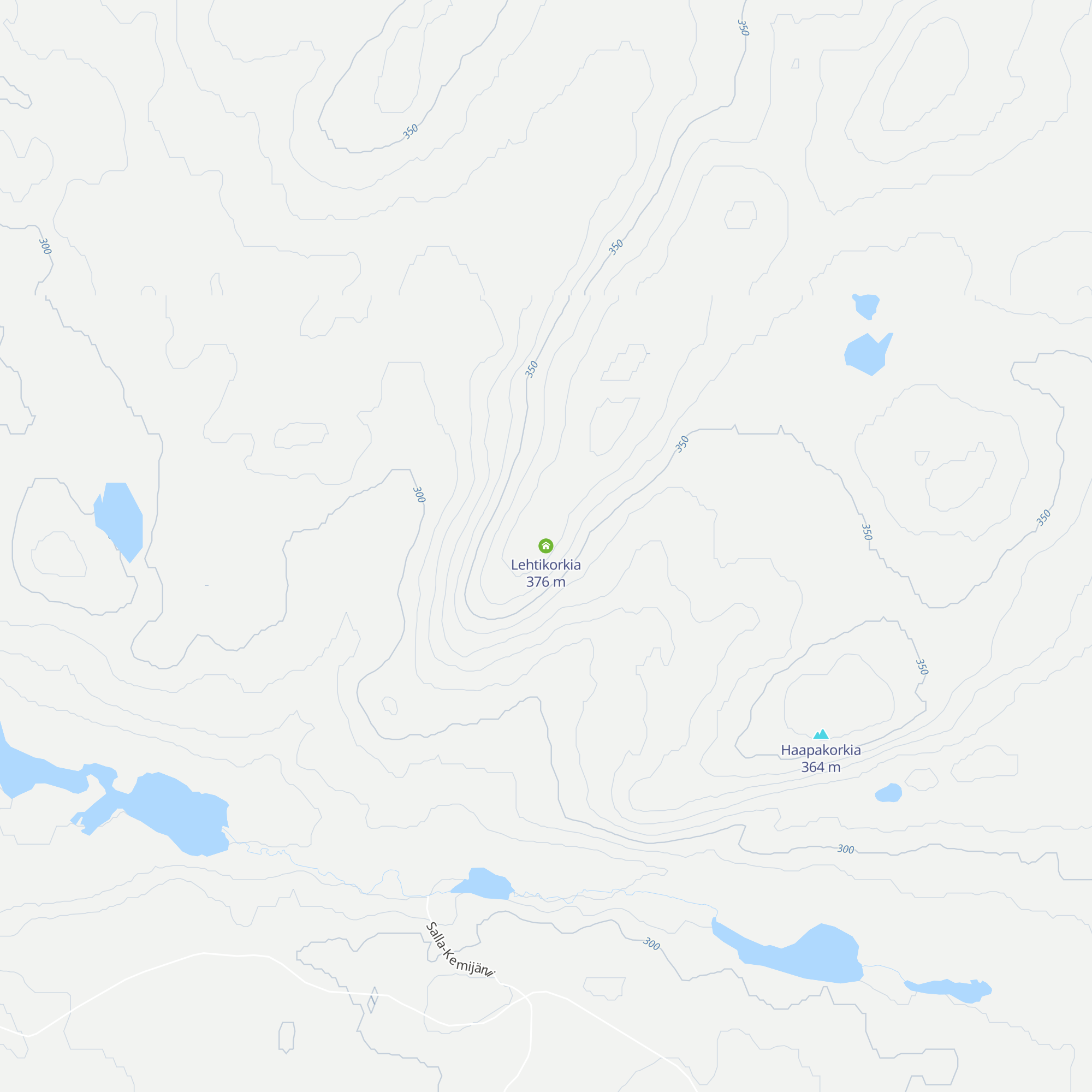 Lehtikorkia map