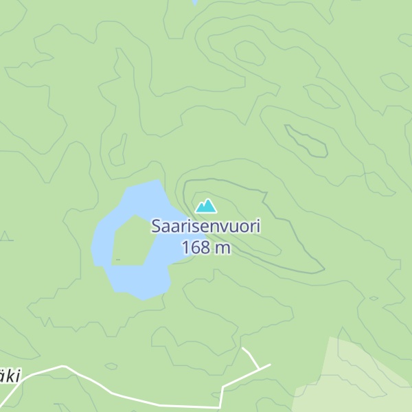 Map of Saarisenvuori