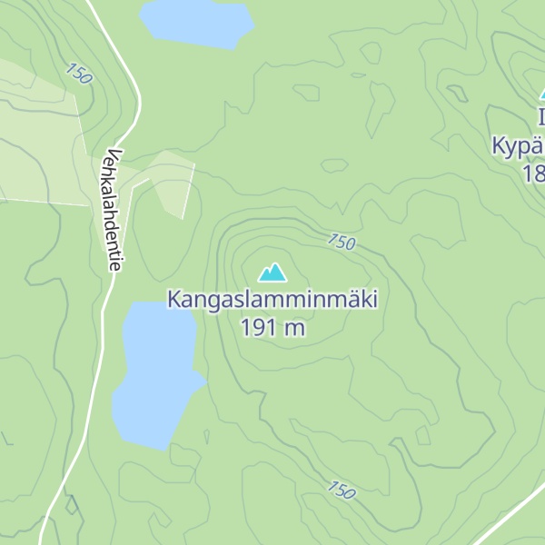 Map of Kangaslamminmäki