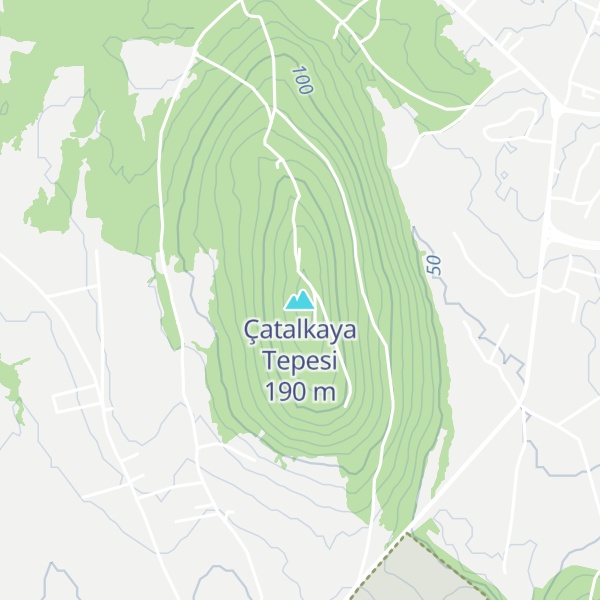 Map of Çatalkaya Tepesi