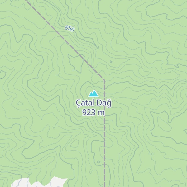 Map of Çatal Dağ