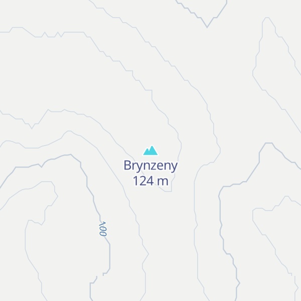 Map of Brynzeny