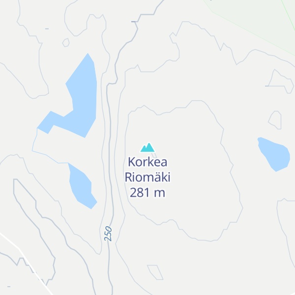 Map of Korkea Riomäki