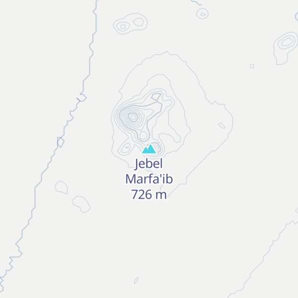 Map of Jebel Marfa'ib