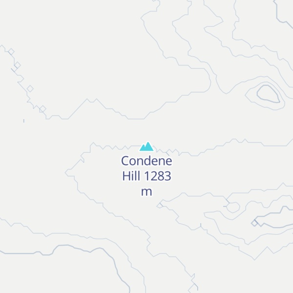 Map of Condene Hill
